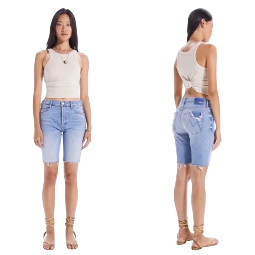Mother Trickster Short Fray‎ Say it With Flowers Shorts Size 23